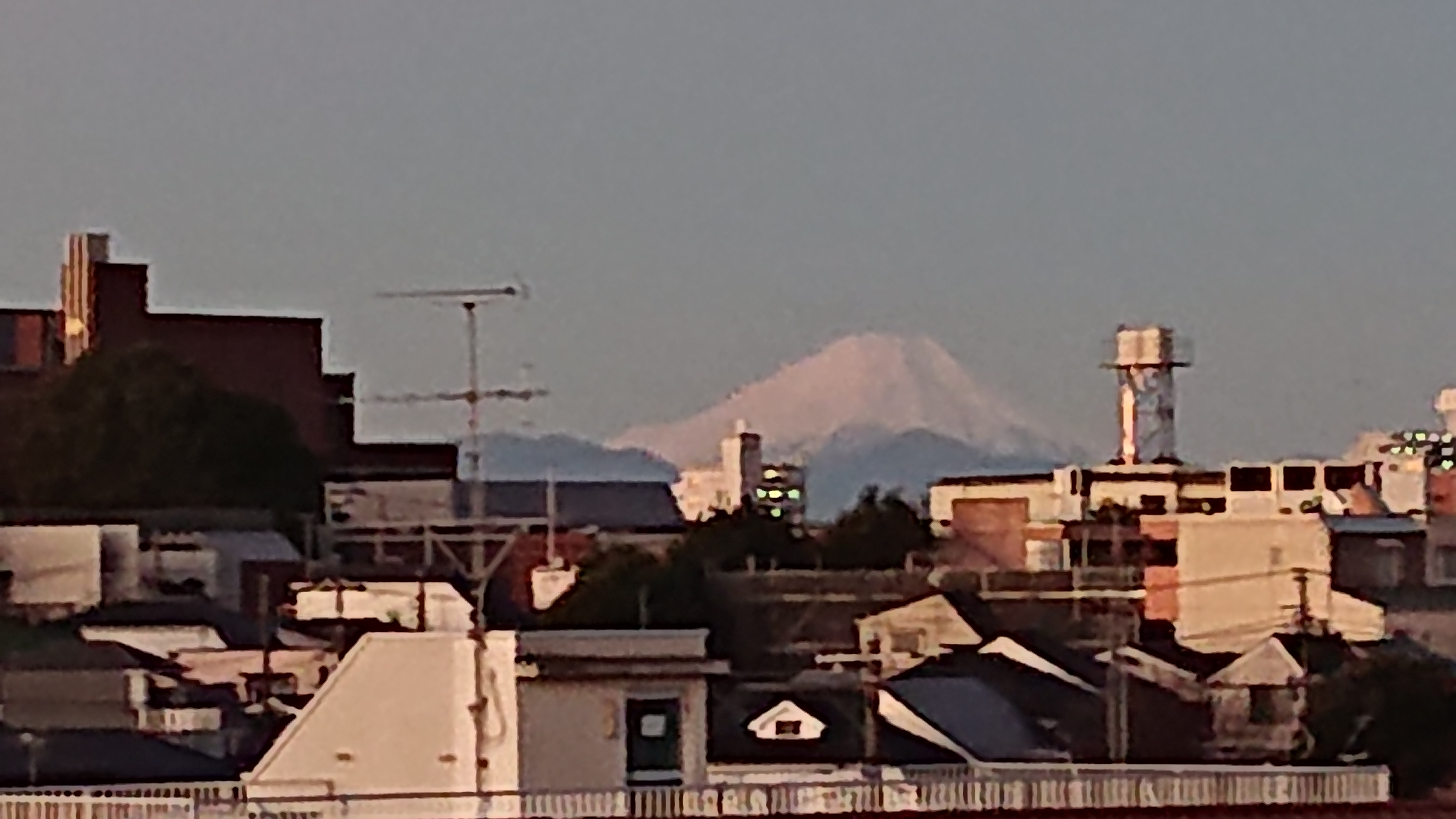 2022元旦の富士山