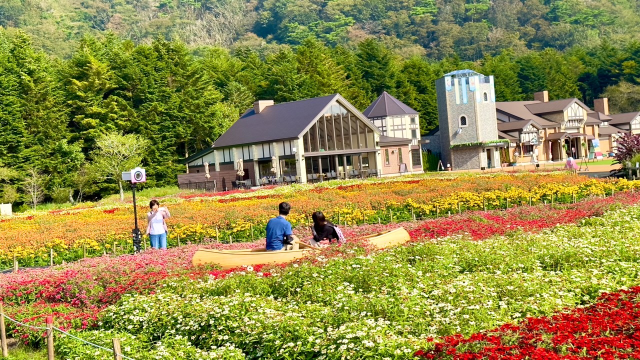 富士本栖湖リゾート虹の花まつり 画像の説明