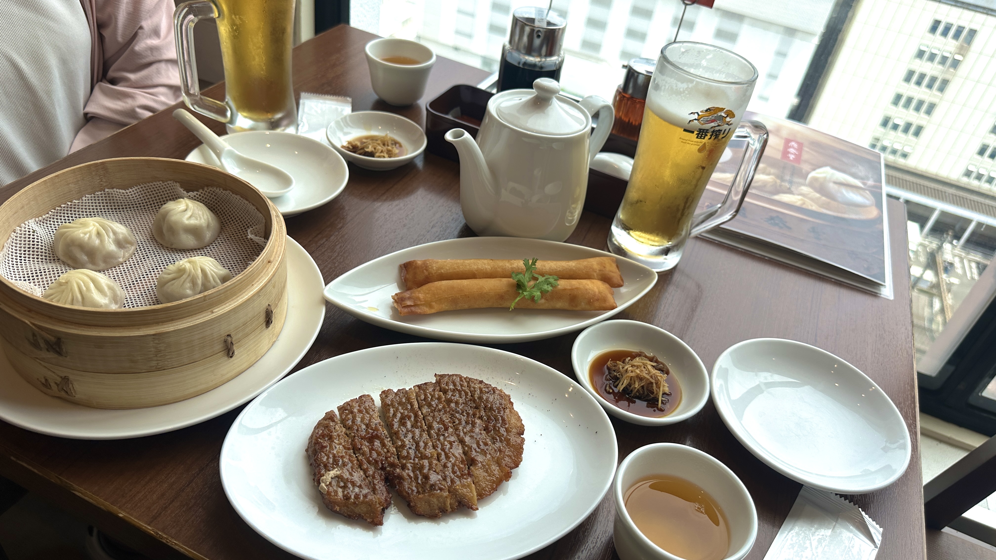 池袋東武デパート鼎泰豐 ディンタイフォン 小籠包3 えび棒春巻き パイクー  