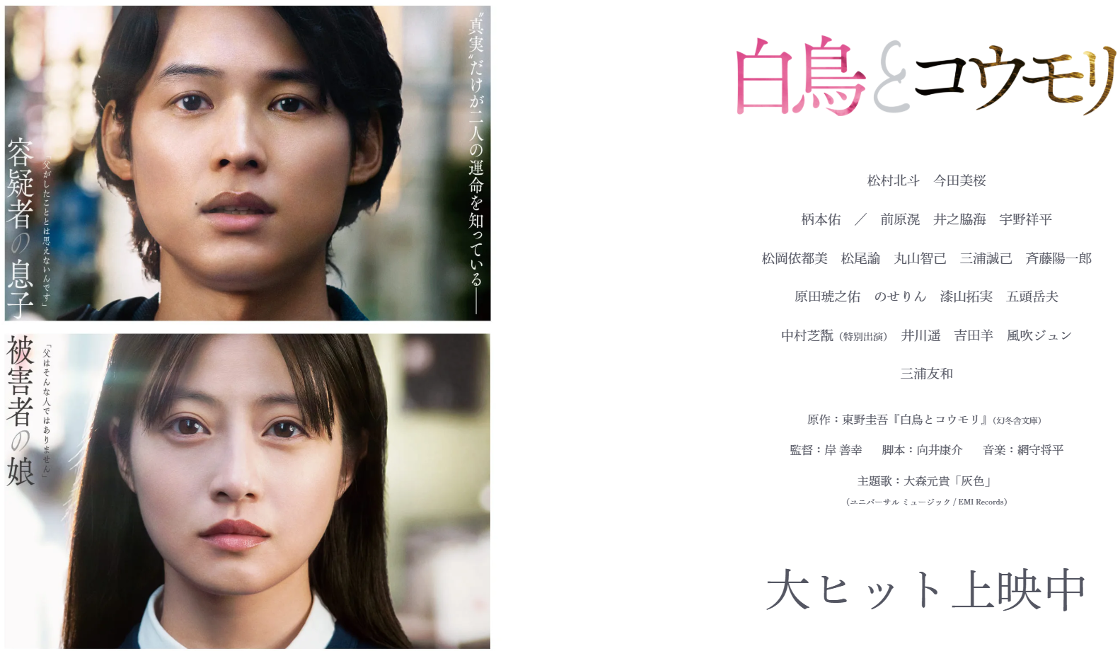 映画「白鳥とコウモリ」