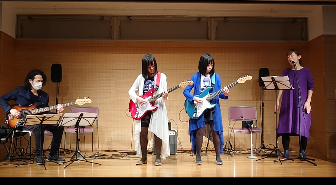東京都板橋区のギター教室小5双子姉妹でヘビメタやってま～す
