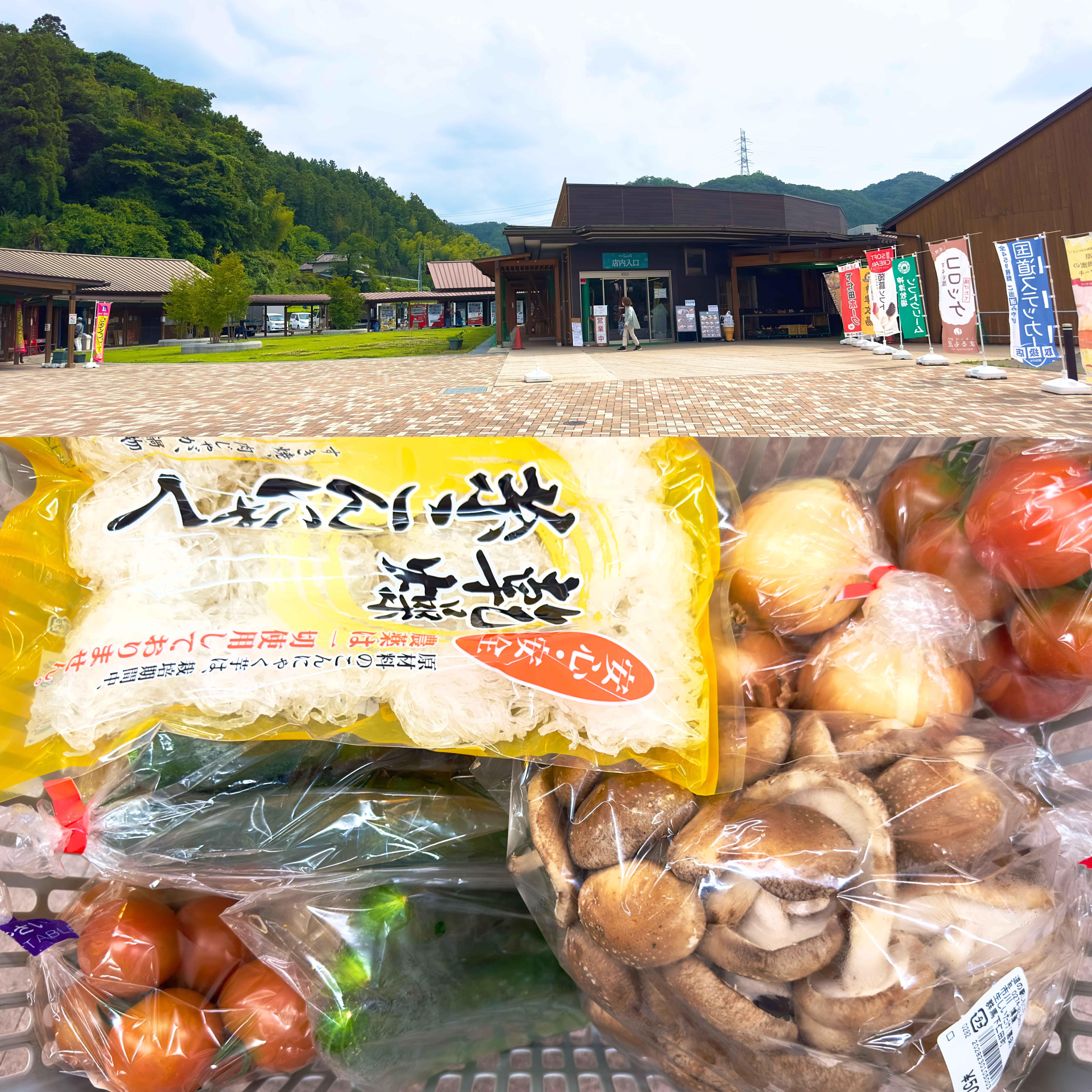 道の駅下仁田でお買い物